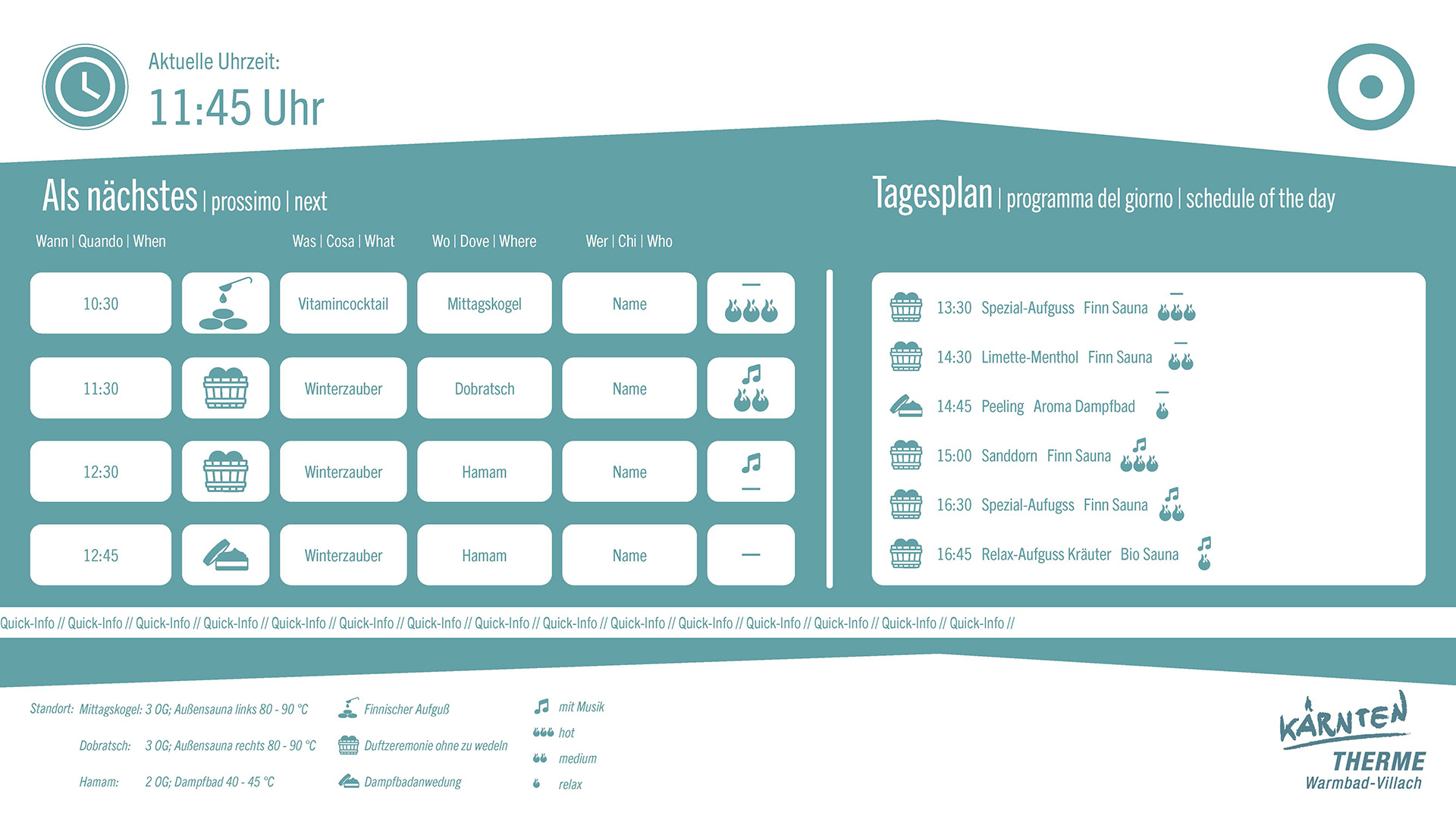 Tournesol Thermenplan